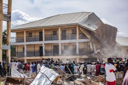 Derrumbe de colegio en Nigeria