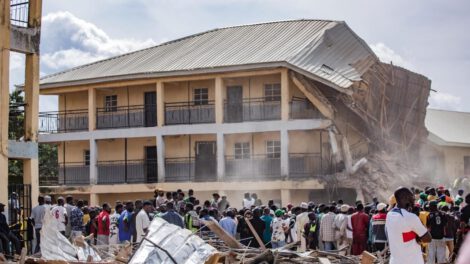 Derrumbe de colegio en Nigeria