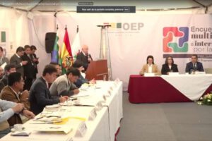 Cobertura informativa reunión política convocada por el Tribunal Supremo Electoral