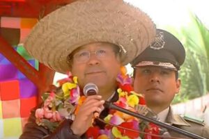 Plan de desarrollo La Paz presentado por el Presidente Luis Arce