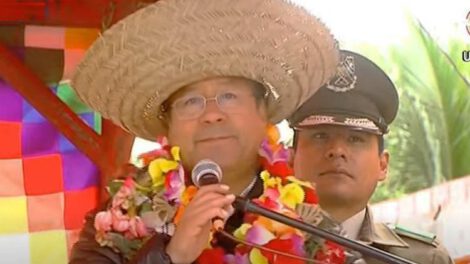 Plan de desarrollo La Paz presentado por el Presidente Luis Arce