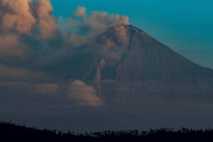 Fotografía del volcán Sangay