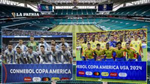 Argentina contra Colombia en la final de la Copa América