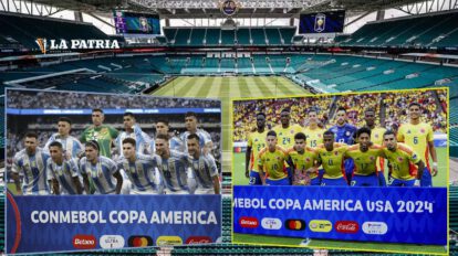 Argentina contra Colombia en la final de la Copa América