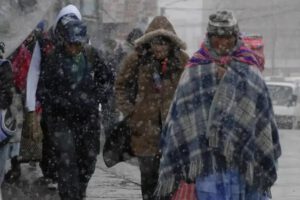 Ola de frío en Bolivia pronosticada por el Senamhi