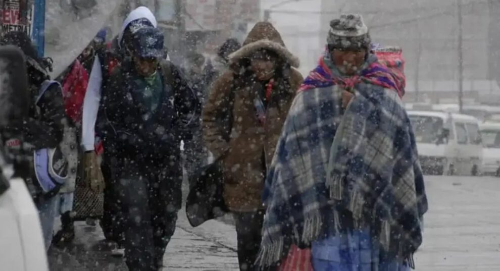Ola de frío en Bolivia pronosticada por el Senamhi