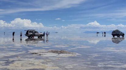 Turismo en Salar de Uyuni a pesar de temperaturas bajo cero