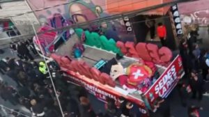 Accidente de tránsito en La Paz durante el desfile del Grito Libertario