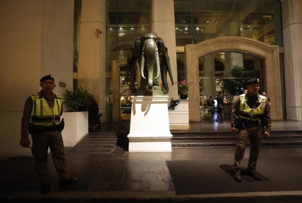 seis cadáveres en un hotel de lujo en Bangkok