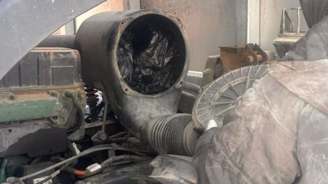 Cocaína oculta en tractocamión