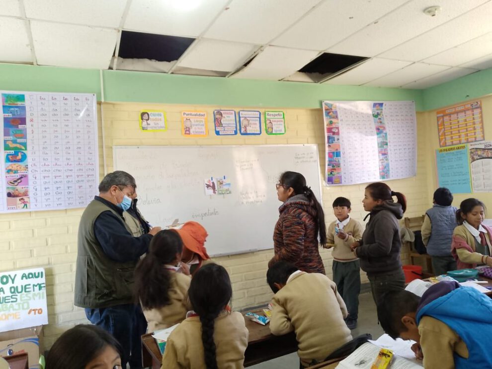 Observaciones en unidades educativas en Oruro
