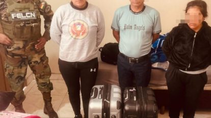 Aprehensión de personas con droga en Santa Cruz