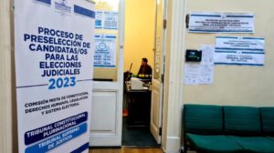 Proceso de preselección judicial en Bolivia