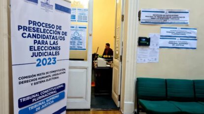 Proceso de preselección judicial en Bolivia