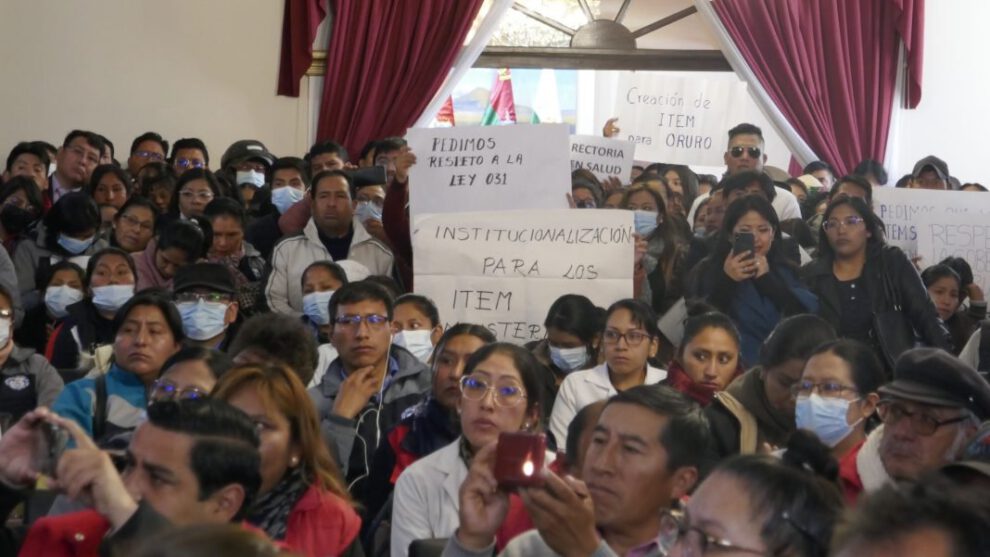 Entrega de ítems en Oruro