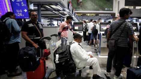 Fallo técnico de Microsoft en el aeropuerto internacional Don Mueang
