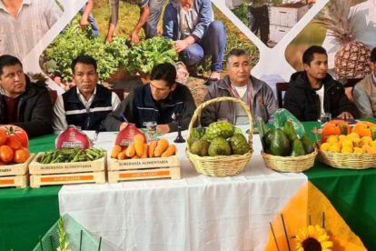 Rueda de negocios de frutas y hortalizas