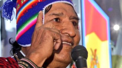 Visita de Evo Morales en El Alto para el ampliado departamental del MAS