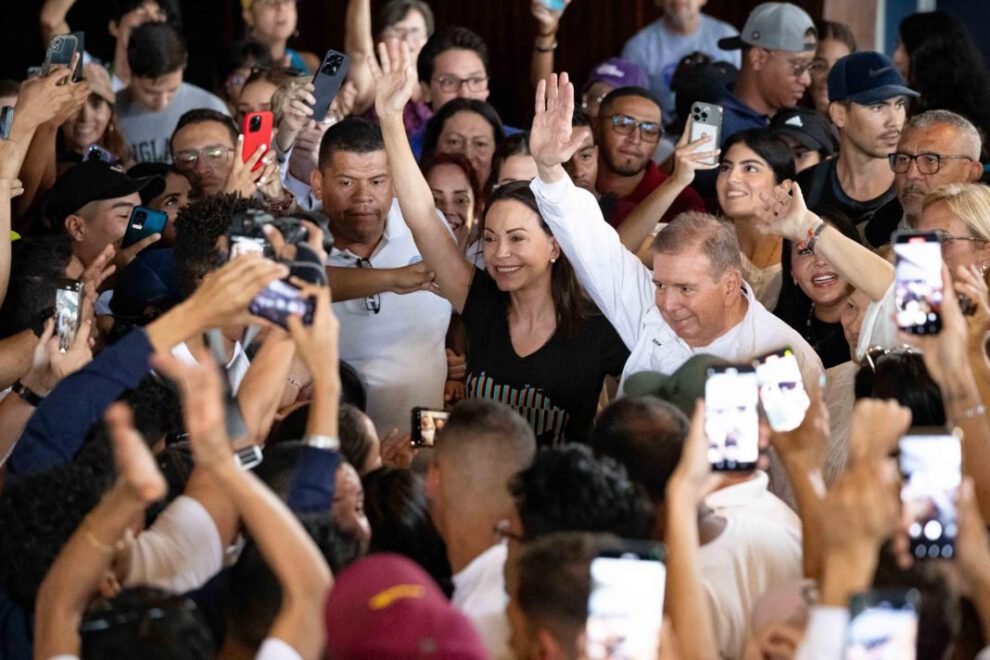 Proceso electoral en Venezuela con Edmundo González Urrutia y María Corina Machado
