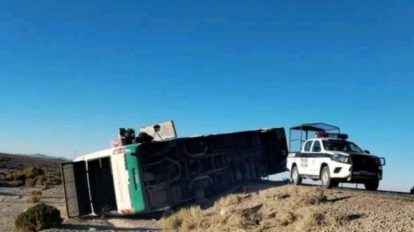 Accidente cerca de Uyuni