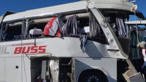 Accidente en la carretera Patacamaya-Tambo Quemado