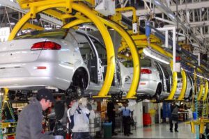 Caída de la actividad industrial en Argentina