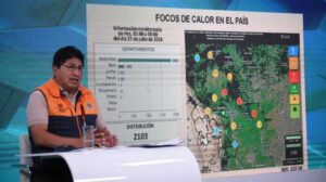 focos de calor en Bolivia