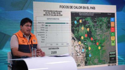 focos de calor en Bolivia