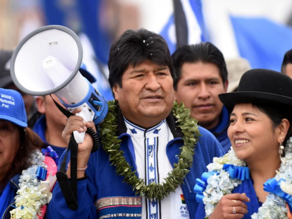 Evo Morales en El Alto