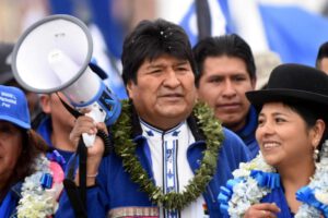 Evo Morales en El Alto
