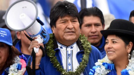 Evo Morales en El Alto