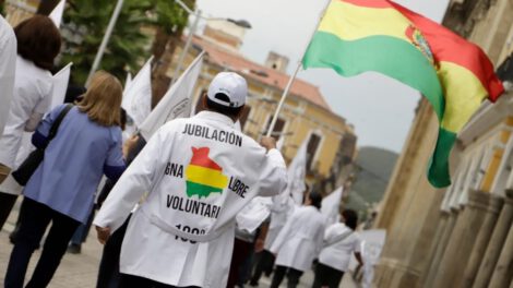 paro sector salud en rechazo al proyecto de ley 035