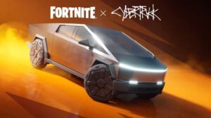 Cybertruck en Fortnite para una experiencia de conducción única