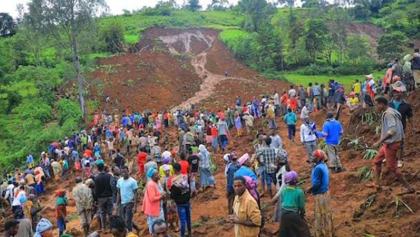 Deslizamientos de tierra en Etiopía