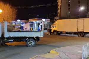 Bloqueo de calles en Oruro por falta de combustible