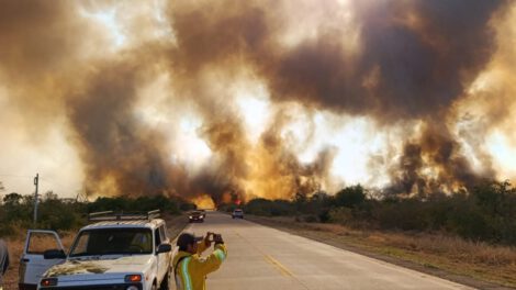 Incendios forestales en Roboré