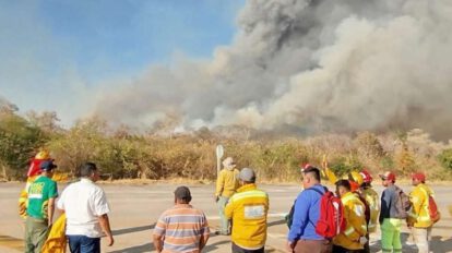 Incendios forestales en Roboré devastan más de 10 mil hectáreas