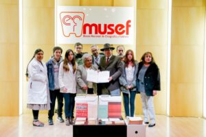 Donación biblioteca Mario Montaño Aragón a Fundación Cultural del Banco Central