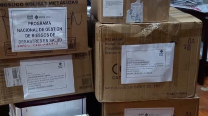 Medicamentos para incendios en Santa Cruz