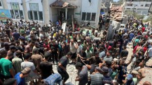 Israel bombardea hospital de campaña en Gaza