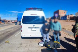 Aprehensión de colombianos con cocaína en Ancaravi