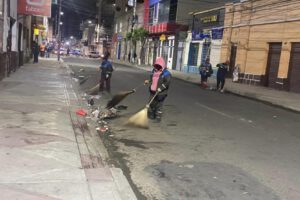 suspensión de recojo de basura en Oruro