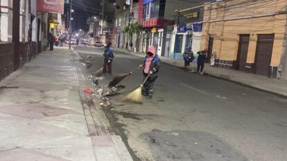 suspensión de recojo de basura en Oruro