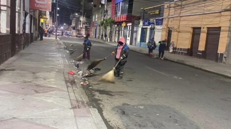 suspensión de recojo de basura en Oruro