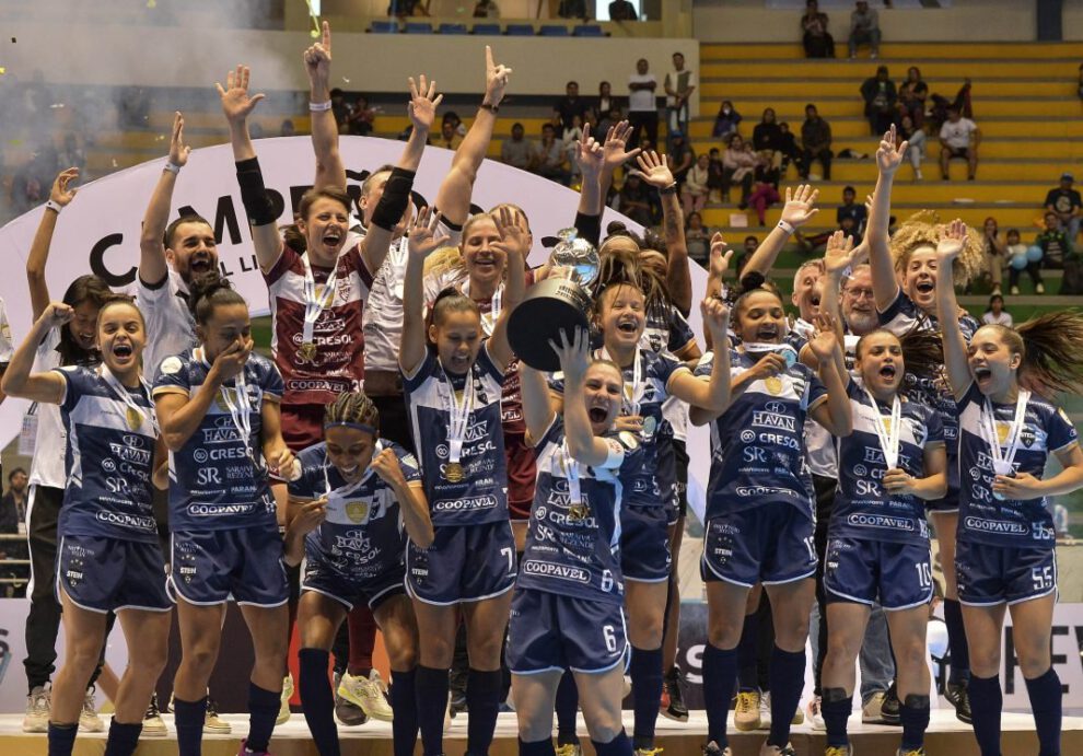 Stein Cascavel bicampeón Libertadores futsal femenino
