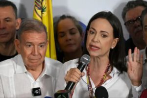 Fraude electoral en Venezuela con María Corina Machado y Edmundo González