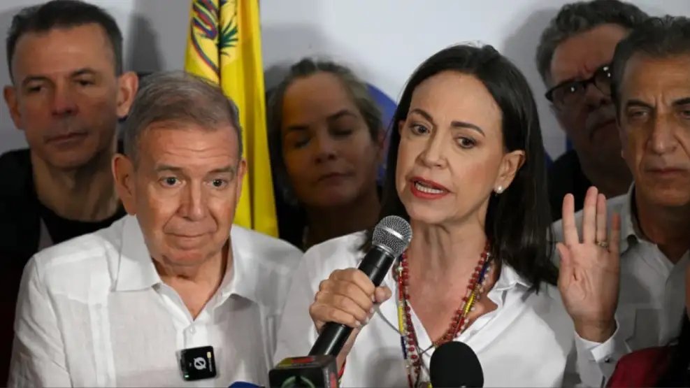 Fraude electoral en Venezuela con María Corina Machado y Edmundo González