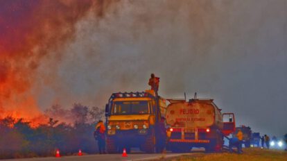 Brigadas médicas incendios Santa Cruz