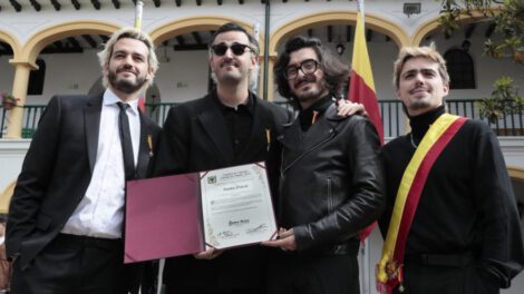 Morat embajadores de la música colombiana en el Concejo de Bogotá