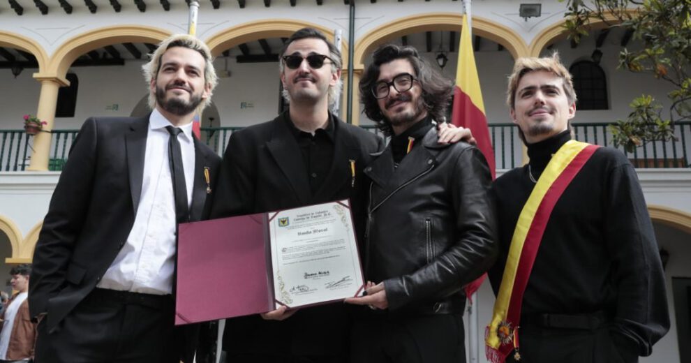 Morat embajadores de la música colombiana en el Concejo de Bogotá
